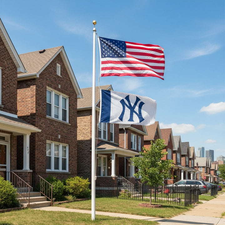 New York Yankees Flag 3x5 Pinstripe Logo heartlandflags