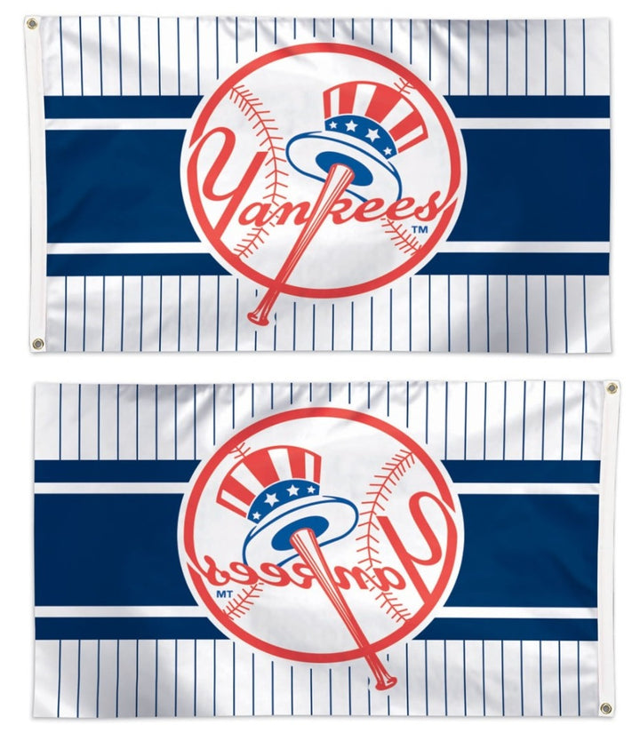 New York Yankees Flag 3x5 Tophat Logo heartlandflags