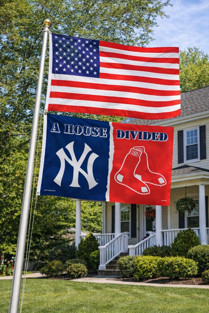 New York Yankees vs Boston Red Sox 3x5 House Divided Flag heartlandflags