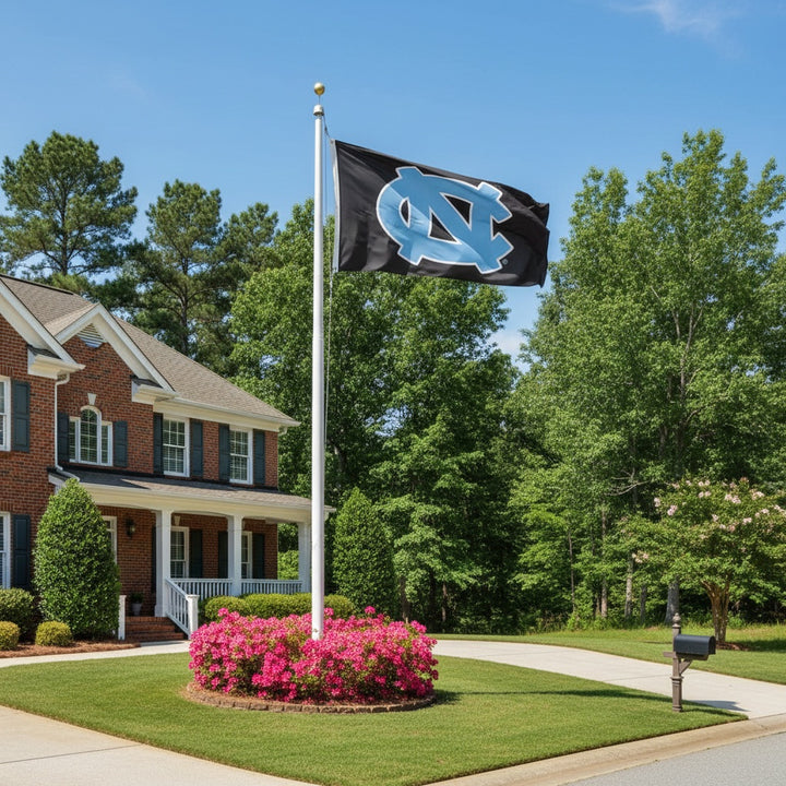 North Carolina 2 Sided Black 3x5 Flag heartlandflags