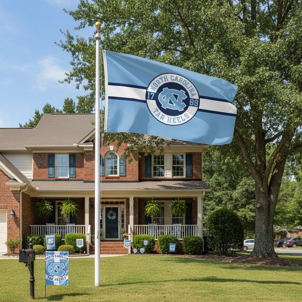 North Carolina Embroidered 2 Sided 3x5 Flag heartlandflags