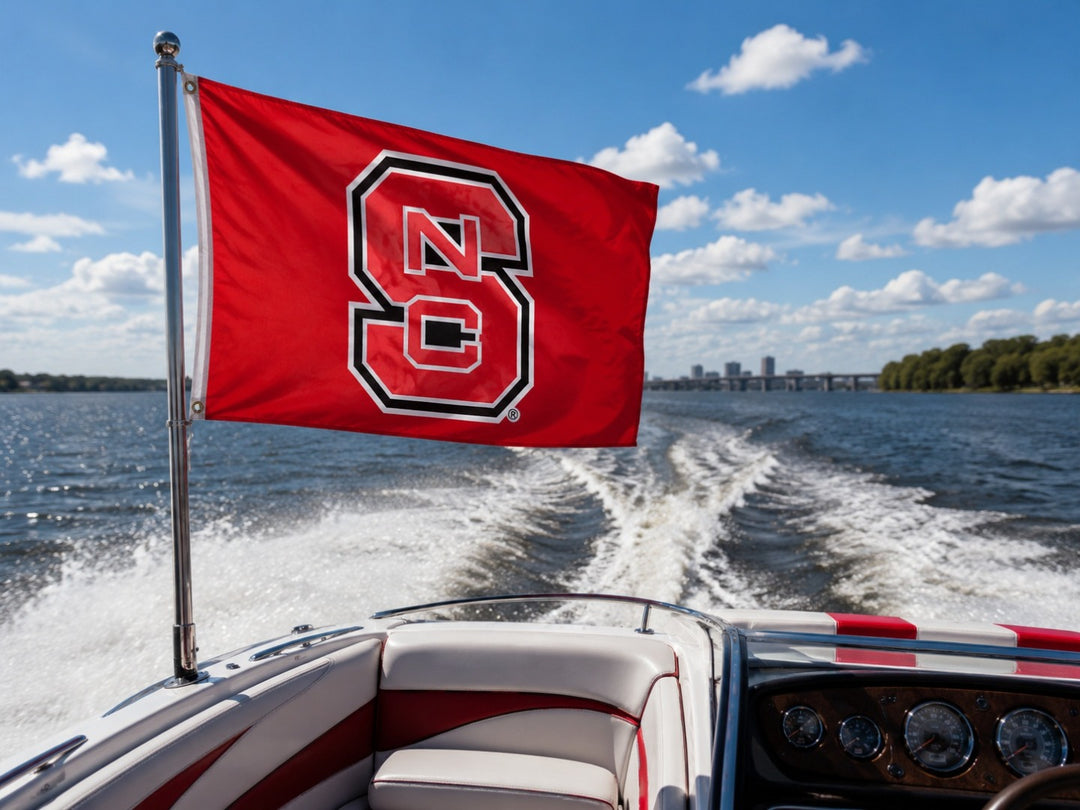 North Carolina State Boat Flag 2 Sided heartlandflags