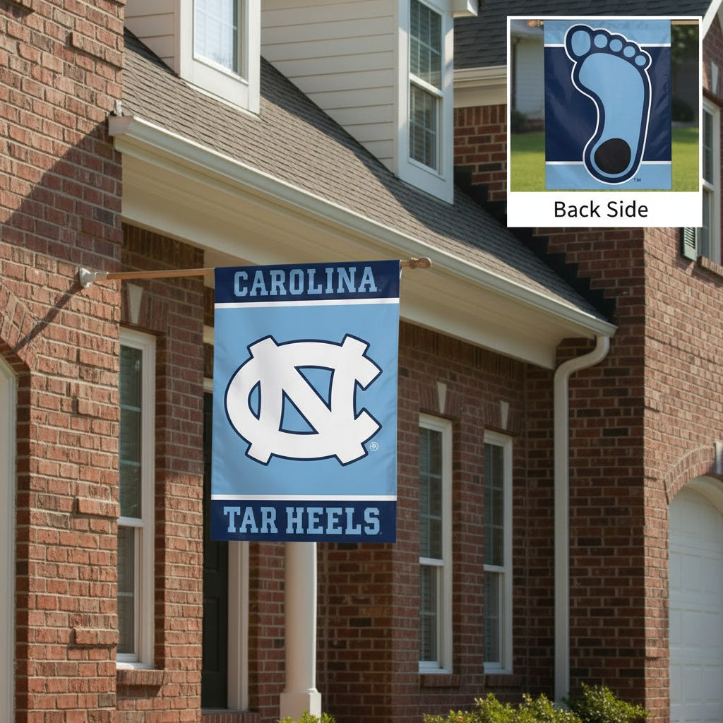 North Carolina Tar Heels 2 Sided Banner heartlandflags
