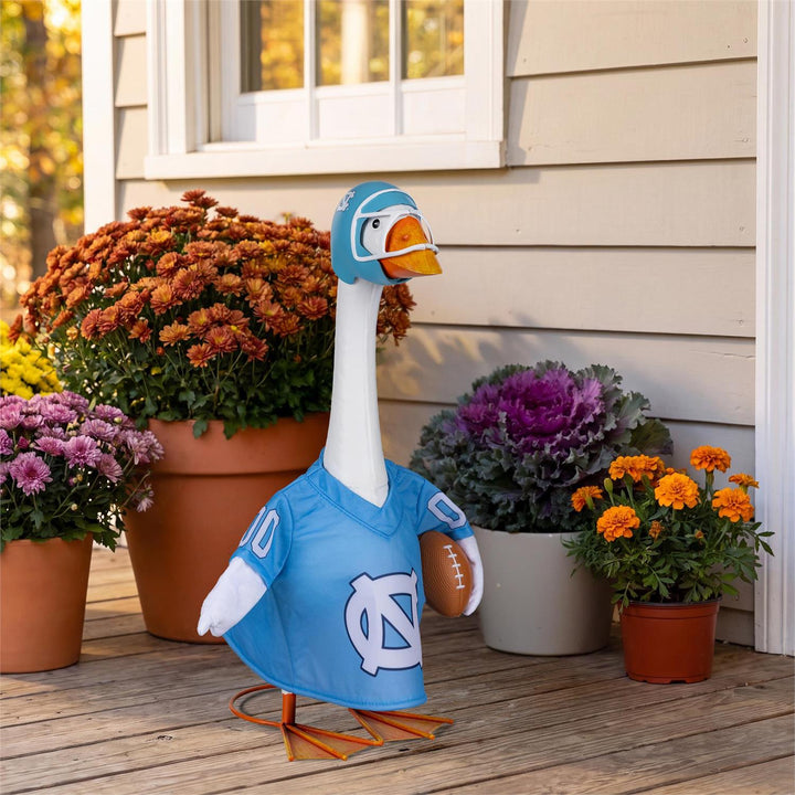 North Carolina Tar Heels Football Porch Goose Outfit for 21-Inch Goose heartlandflags
