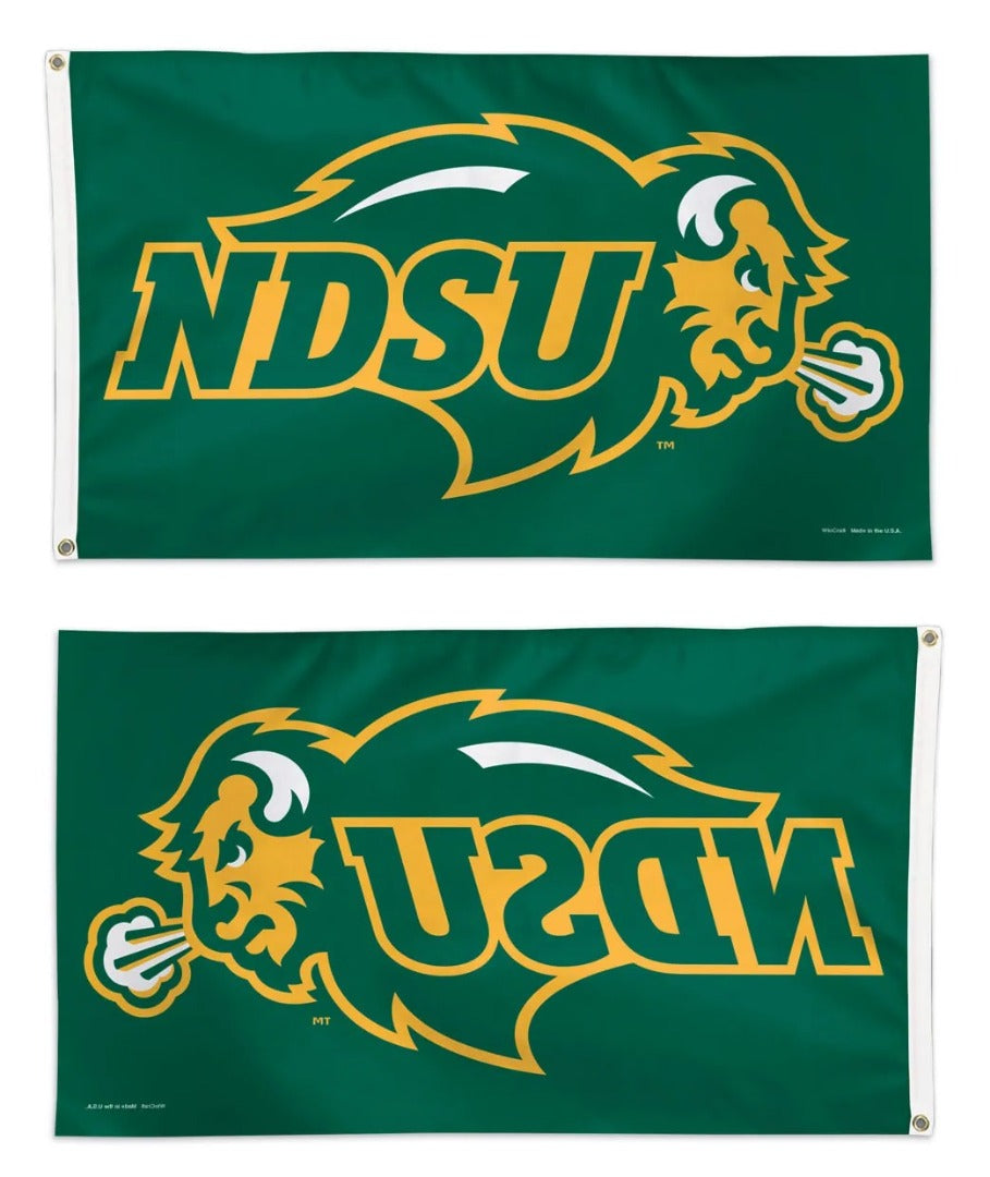 North Dakota State University Flag 3x5 Bison NDSU heartlandflags