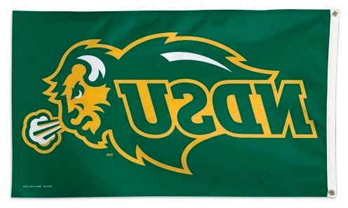 North Dakota State University Flag 3x5 Bison NDSU heartlandflags