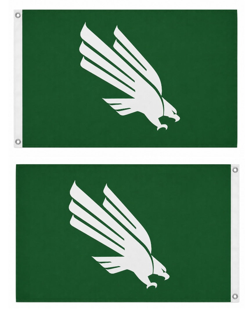 North Texas Mean Green 2 Sided 3x5 Flag heartlandflags