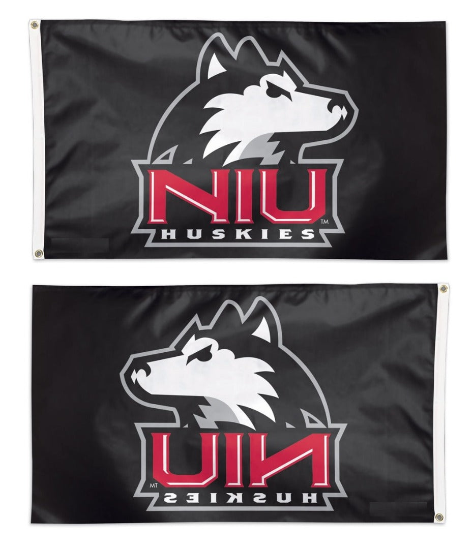 Northern Illinois Flag 3x5 Logo heartlandflags