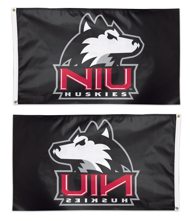Northern Illinois Flag 3x5 Logo heartlandflags