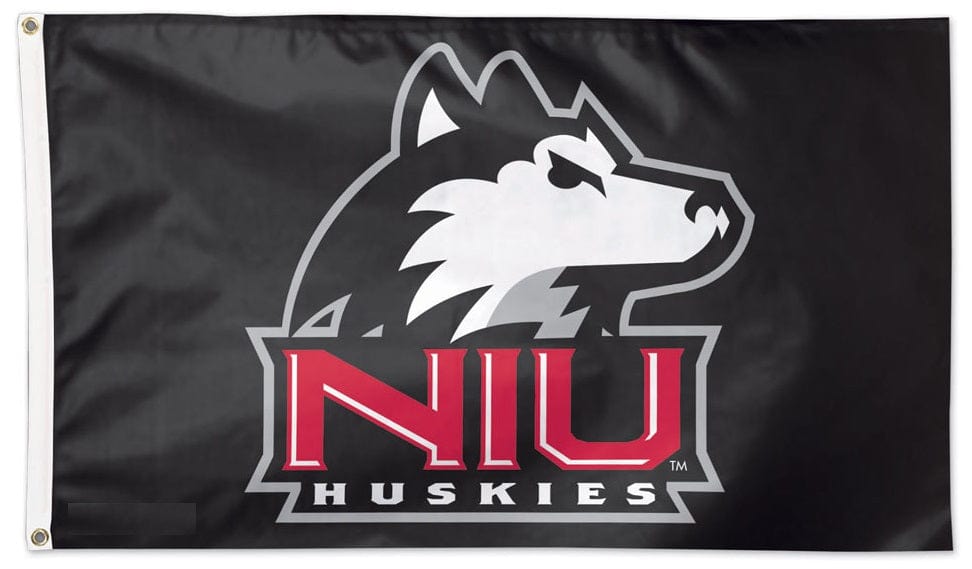 Northern Illinois Flag 3x5 Logo heartlandflags