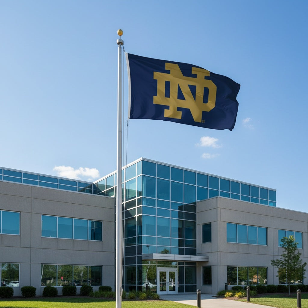 Notre Dame 2 Sided 4x6 Flag heartlandflags