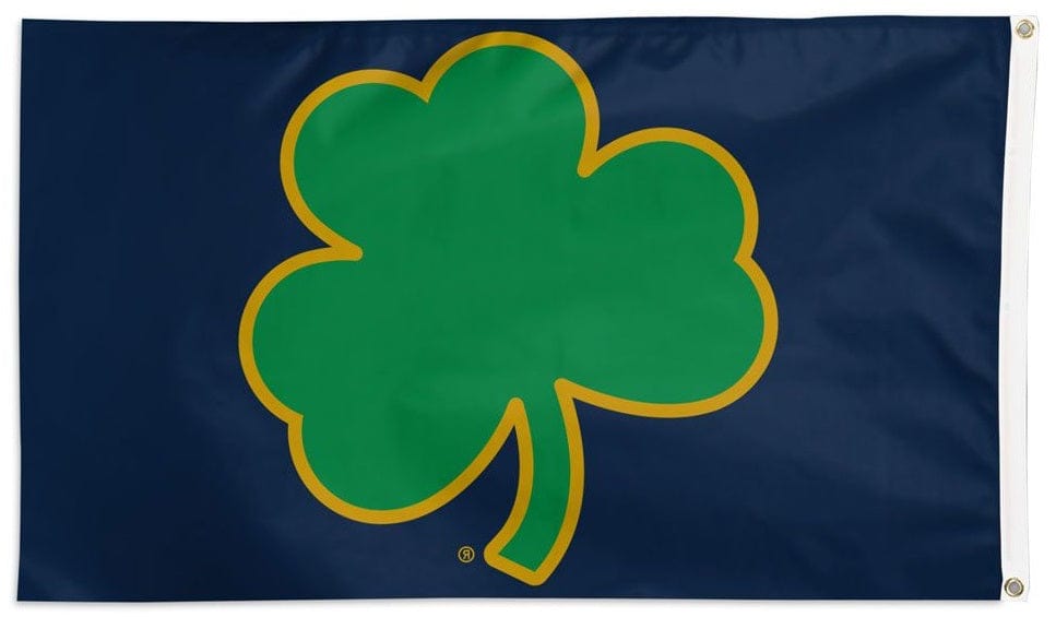 Notre Dame Fighting Irish Flag 3x5 Shamrock 2 Sided heartlandflags