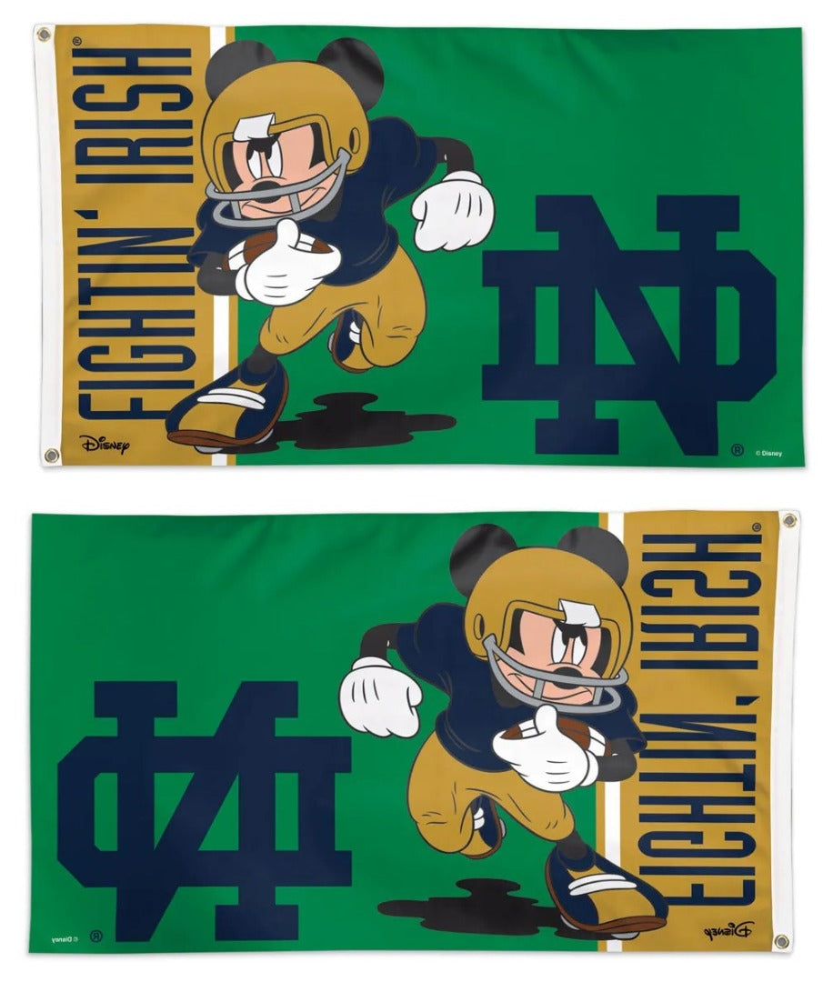 Notre Dame Fighting Mickey Mouse 3x5 Flag heartlandflags