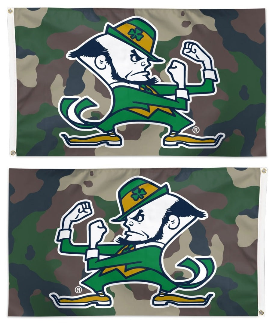 Notre Dame Flag 3x5 Camouflage Military heartlandflags