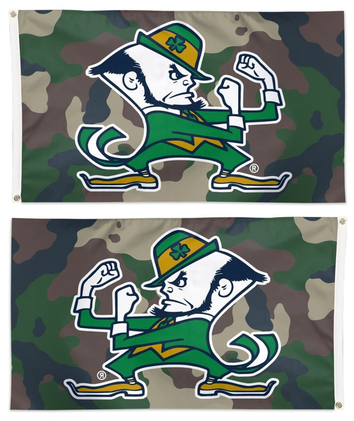 Notre Dame Flag 3x5 Camouflage Military heartlandflags