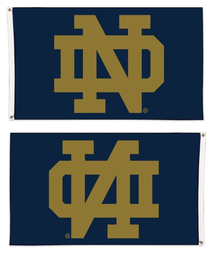 Notre Dame Flag 3x5 Dark Gold ND Logo heartlandflags