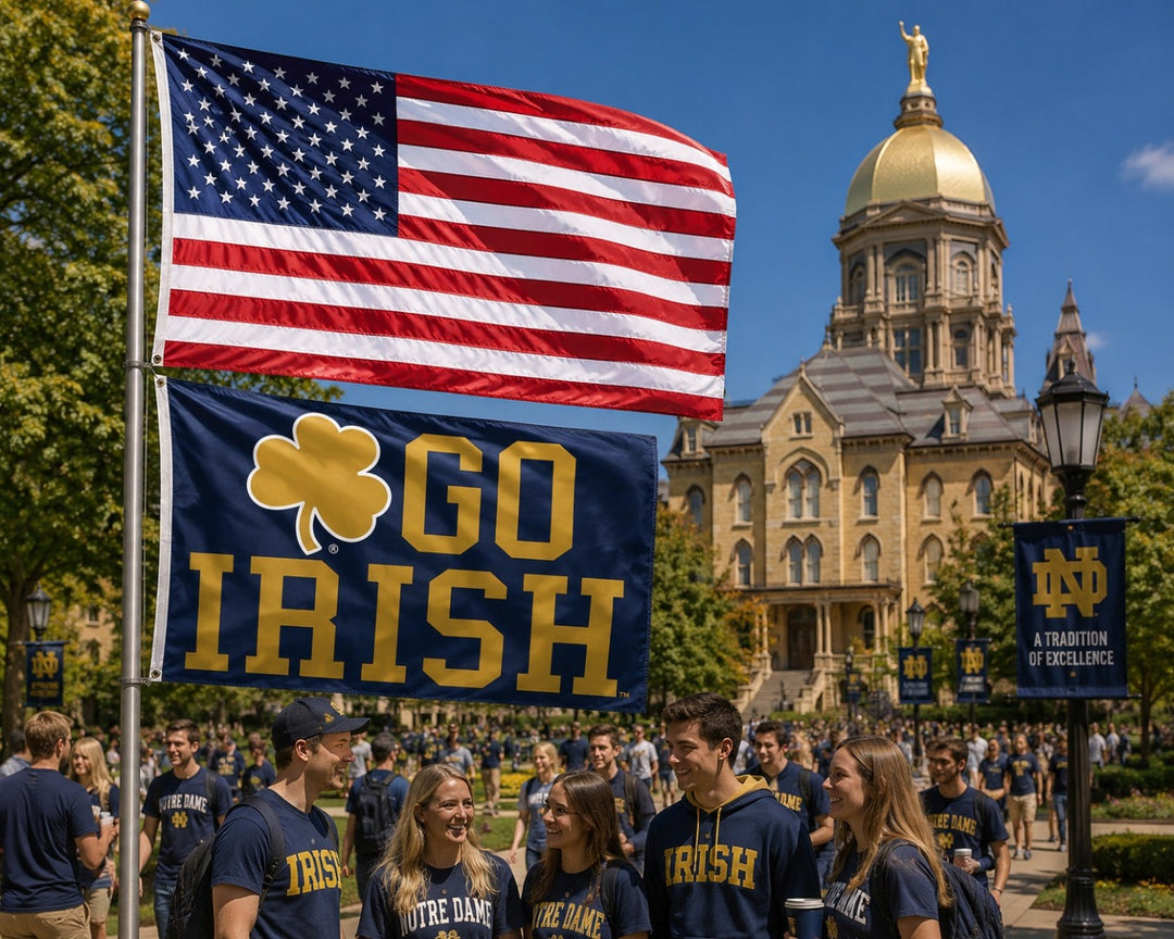 Notre Dame Flag 3x5 Go Irish ND heartlandflags