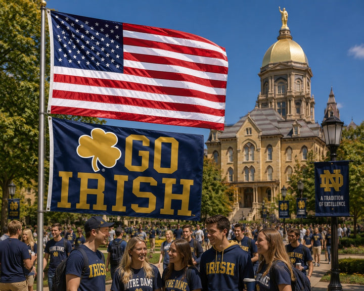 Notre Dame Flag 3x5 Go Irish ND heartlandflags