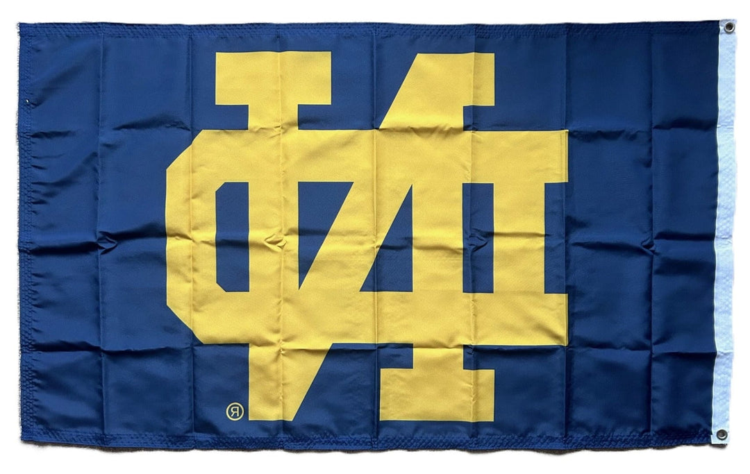 Notre Dame Flag 3x5 Gold Logo heartlandflags