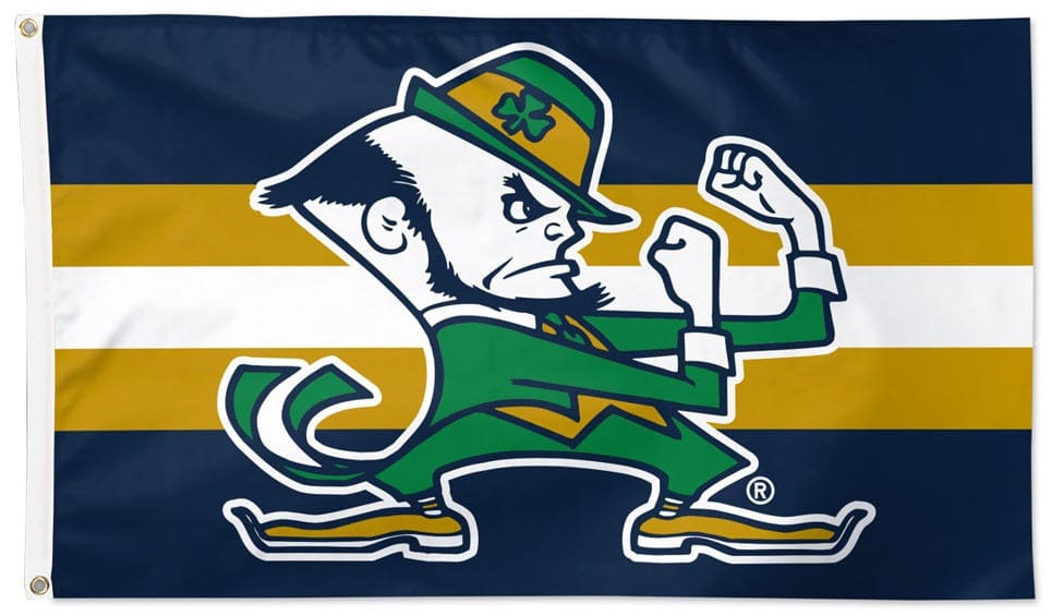 Notre Dame Flag 3x5 Horizontal Stripe heartlandflags