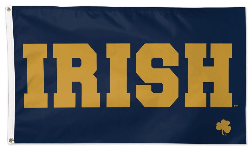 Notre Dame Flag 3x5 IRISH 2 Sided