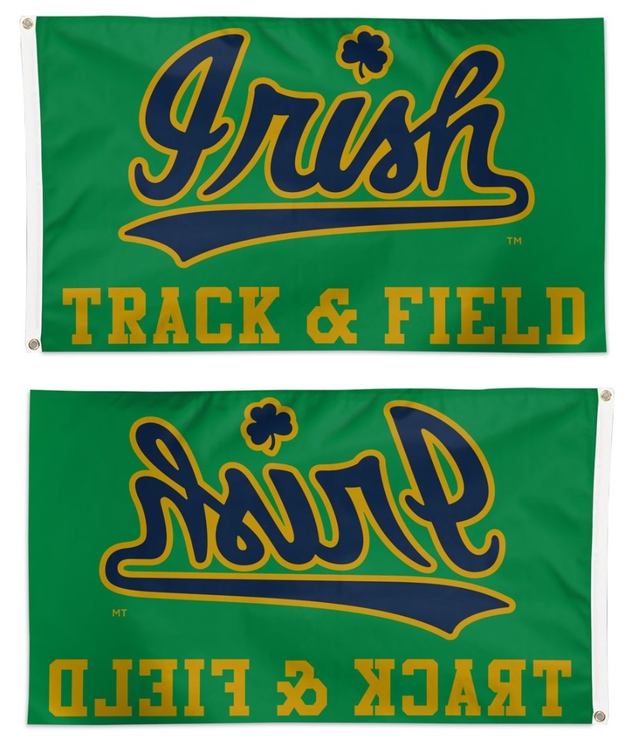 Notre Dame Flag 3x5 Irish Track and Field heartlandflags