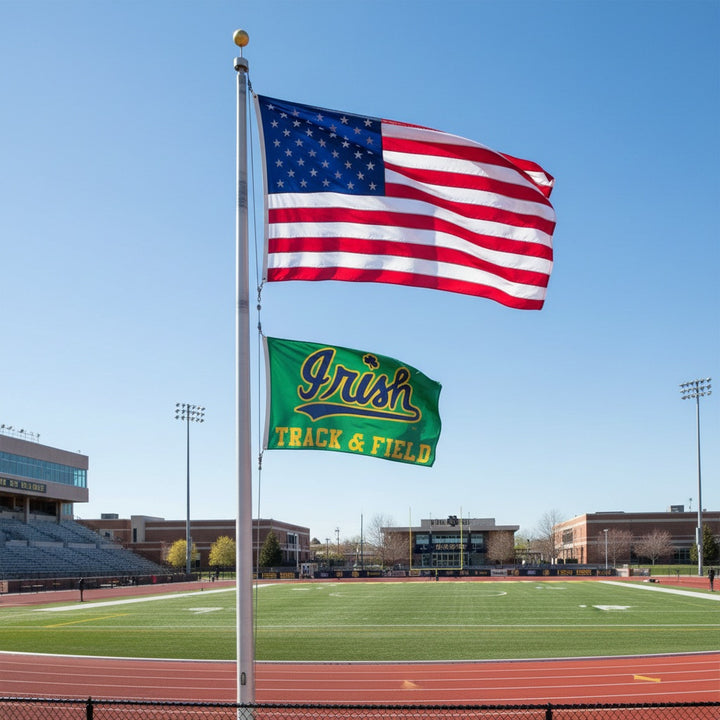 Notre Dame Flag 3x5 Irish Track and Field heartlandflags