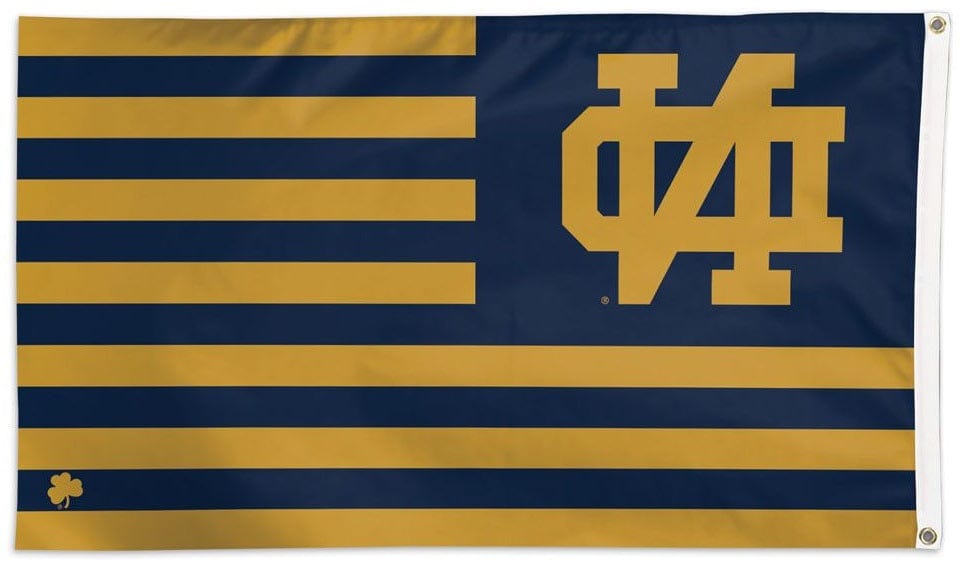 Notre Dame Flag 3x5 ND Stripes heartlandflags