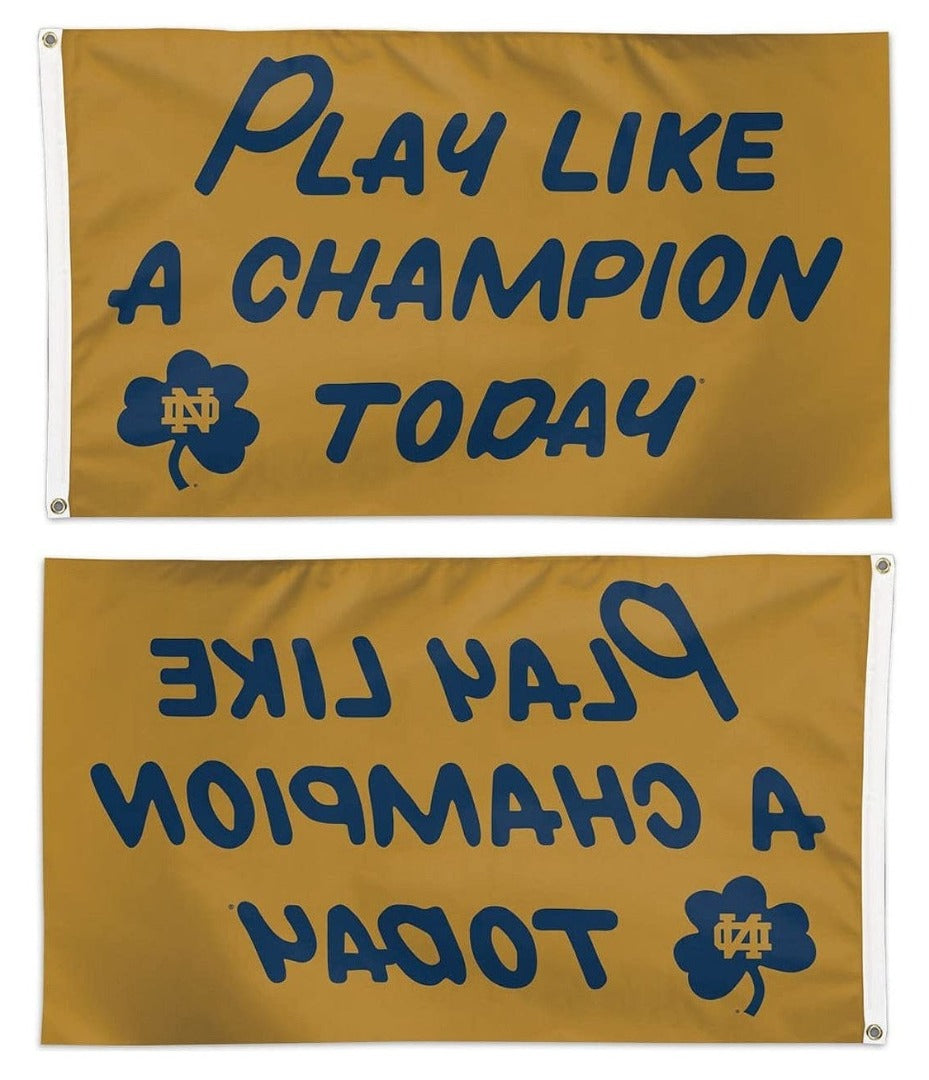 Notre Dame Flag 3x5 Play Like A Champion heartlandflags