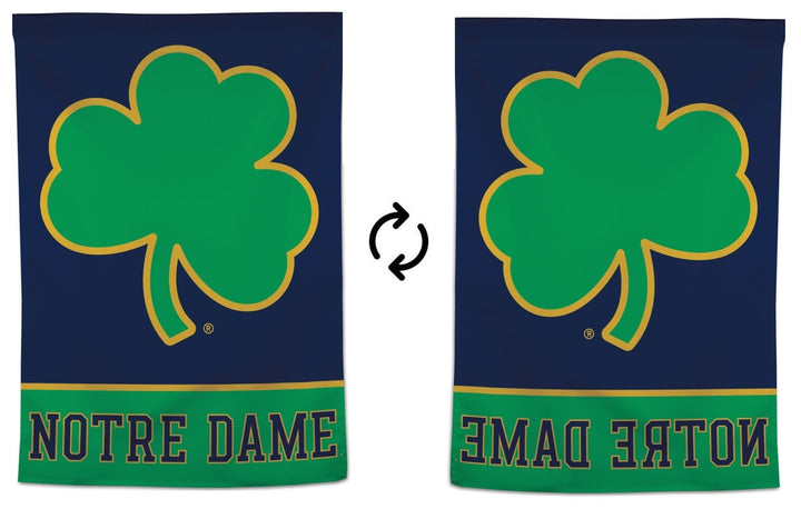 Notre Dame Flag Clover Logo House Banner heartlandflags