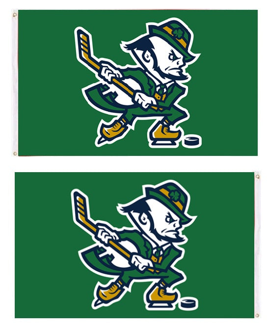 Notre Dame Hockey 2 Sided 3x5 Flag heartlandflags