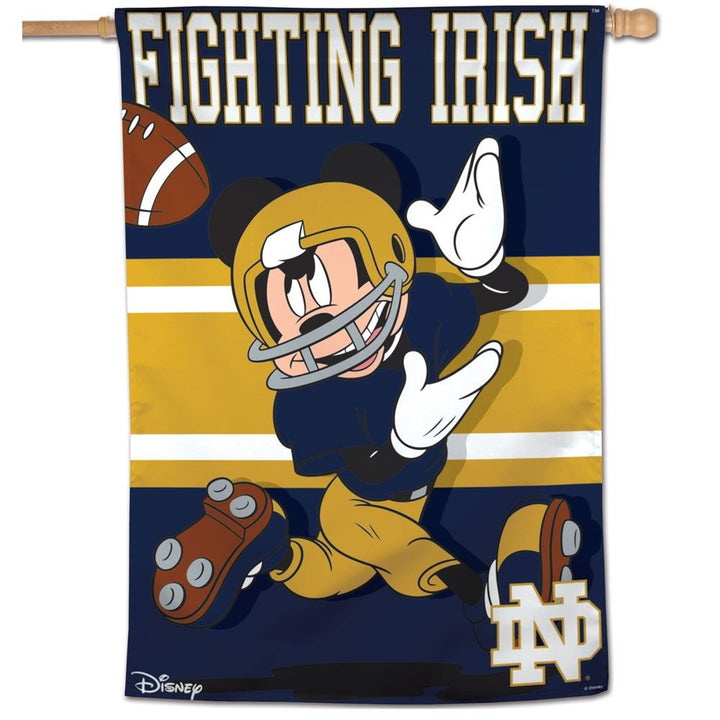 Notre Dame Mickey Mouse Banner heartlandflags