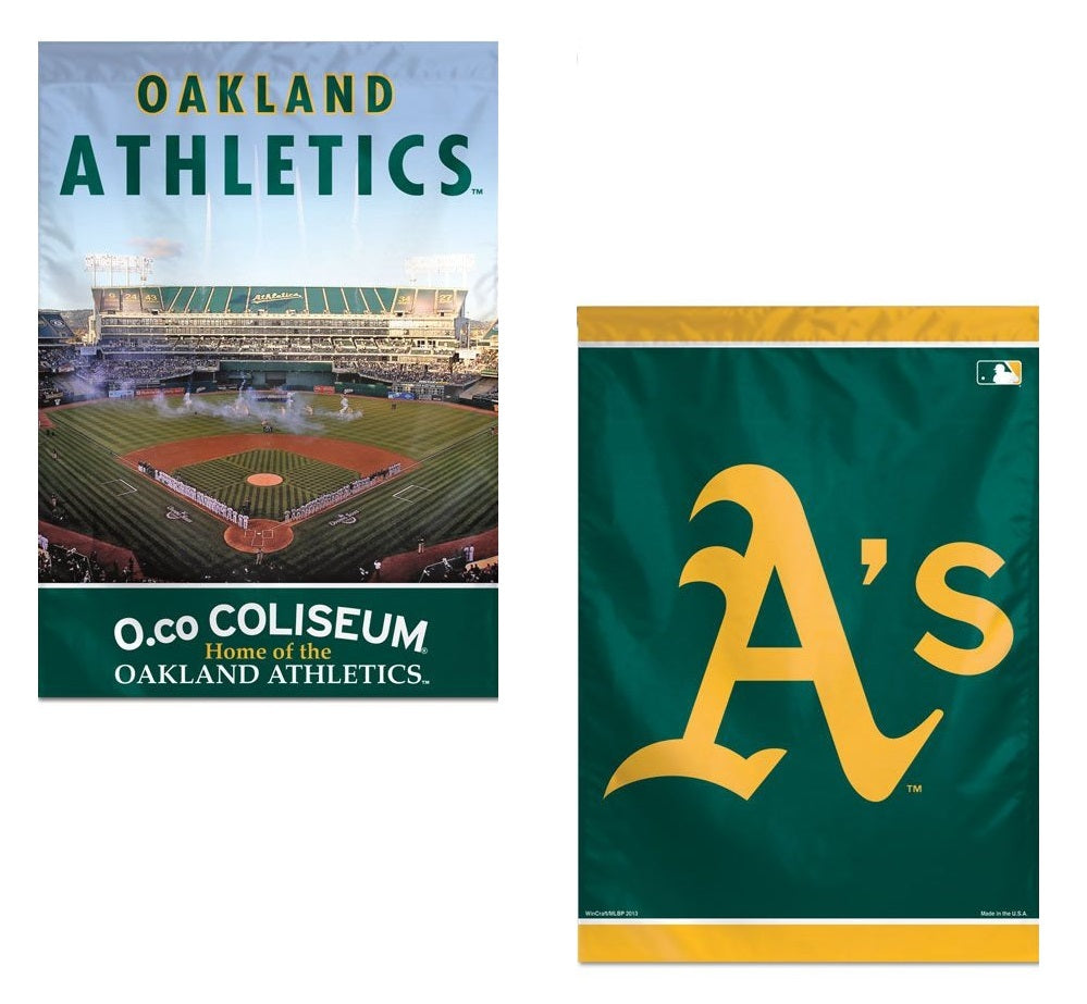 Oakland Athletics 2 Sided Banner heartlandflags