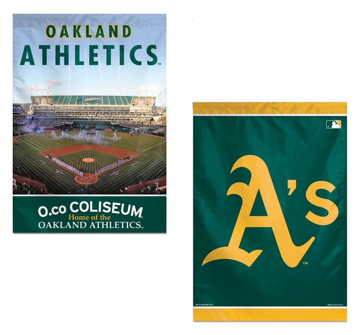 Oakland Athletics 2 Sided Banner heartlandflags