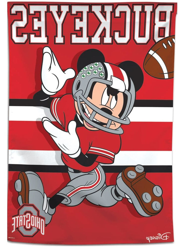 Ohio State Banner Mickey Mouse Football Flag heartlandflags