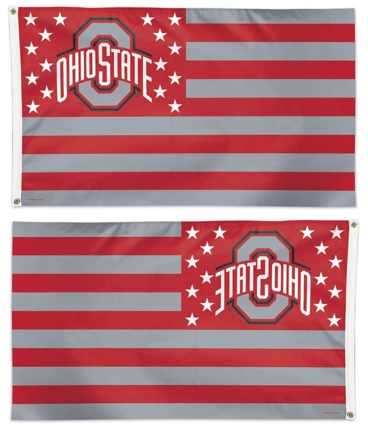 Ohio State Buckeyes Flag 3x5 Americana Stars Stripes heartlandflags