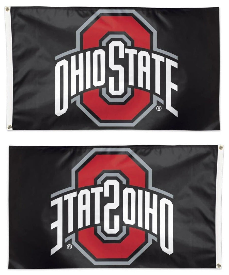 Ohio State Buckeyes Flag 3x5 Black heartlandflags