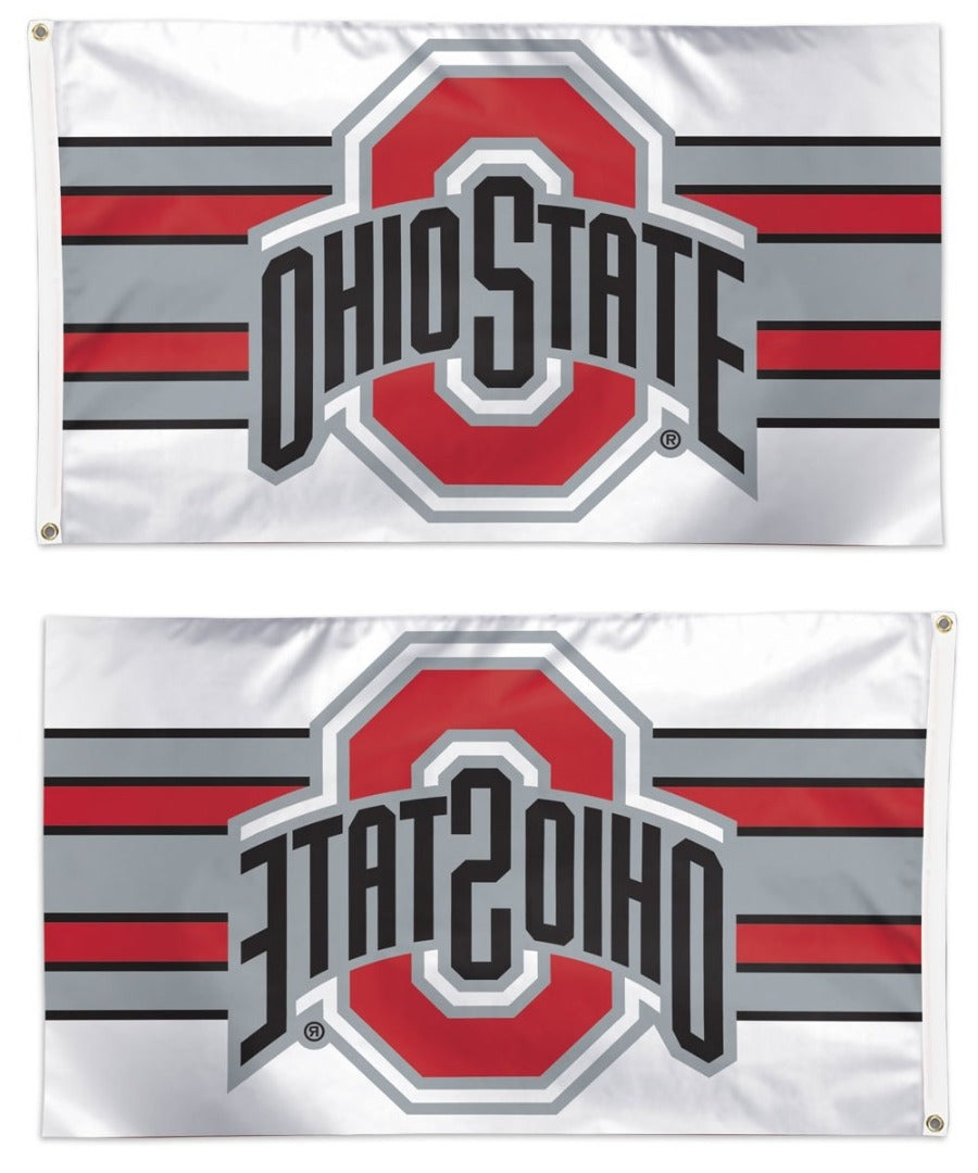 Ohio State Buckeyes Flag 3x5 Jersey Stripe