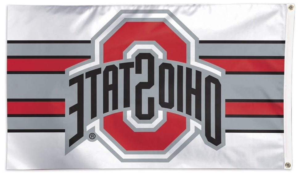 Ohio State Buckeyes Flag 3x5 Jersey Stripe heartlandflags