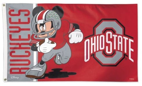 Ohio State Buckeyes Flag 3x5 Mickey Mouse Disney heartlandflags