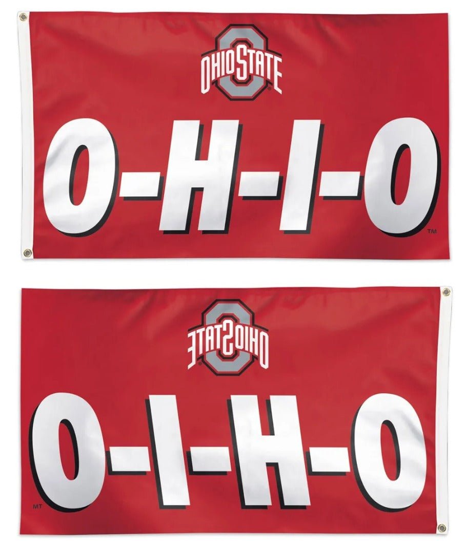 Ohio State Buckeyes O-H-I-O 3x5 Flag heartlandflags