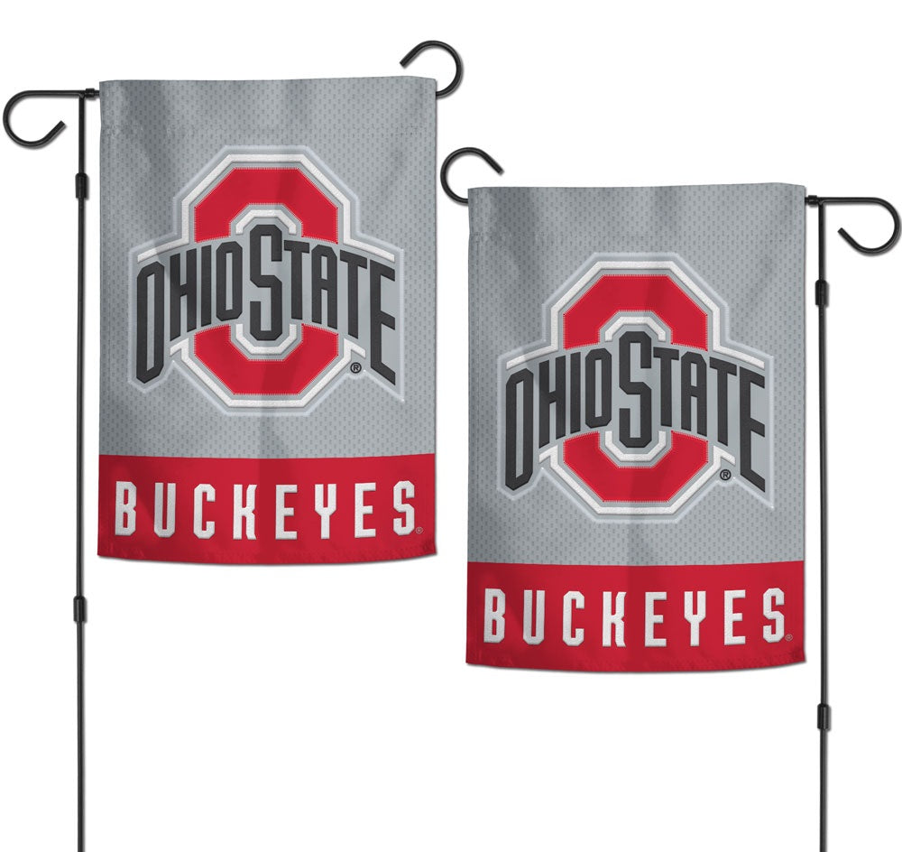 Ohio State Garden Flag Embroidered 2 Sided heartlandflags