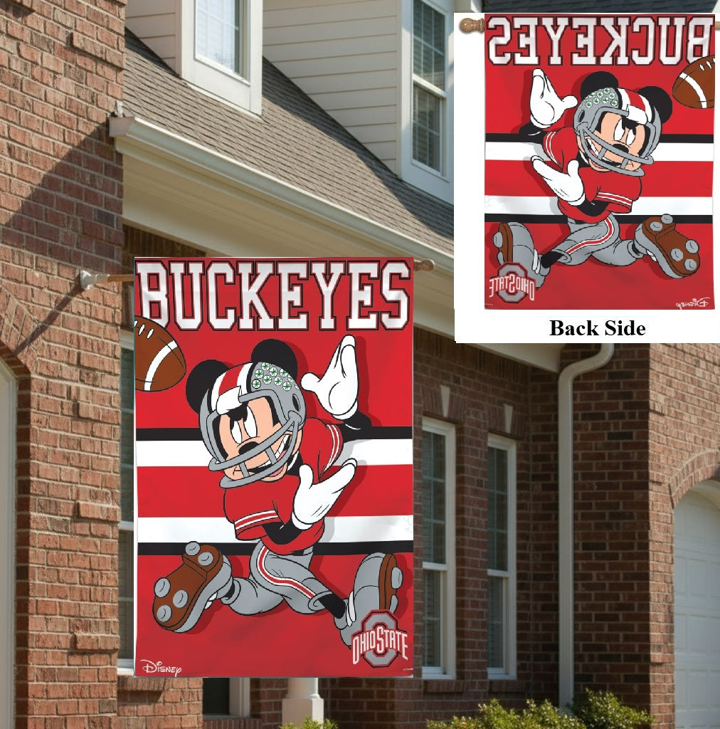Ohio State Mickey Mouse Football Banner heartlandflags