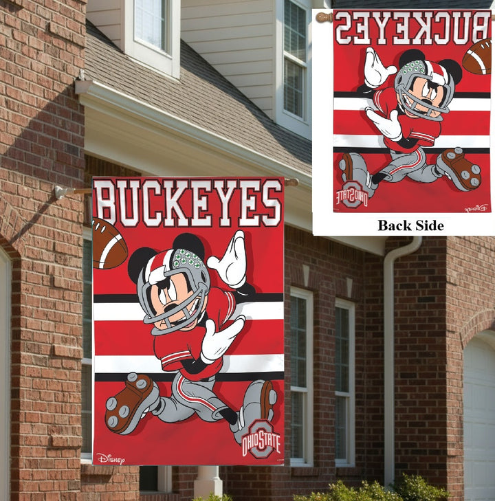 Ohio State Mickey Mouse Football Banner heartlandflags