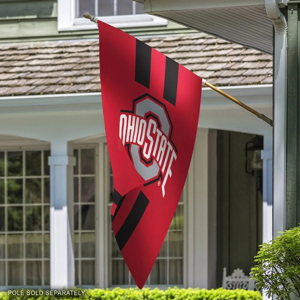 Ohio State Vertical Stripe Banner heartlandflags