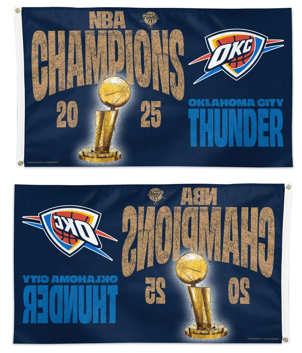 Oklahoma City 2025 NBA Champions 3x5 Flag heartlandflags