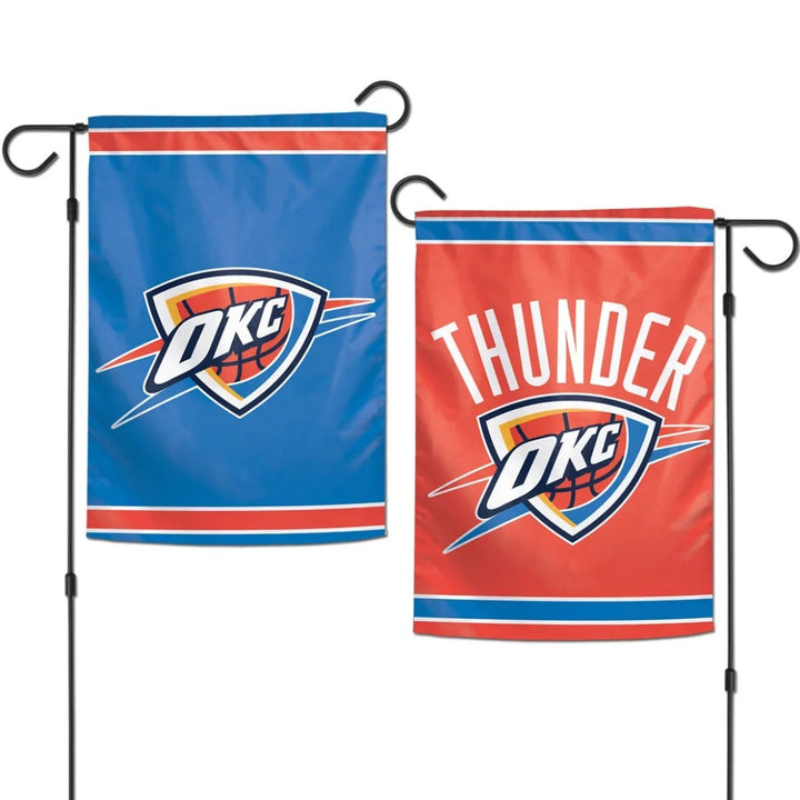 Oklahoma City Thunder 2 Sided Garden Flag heartlandflags