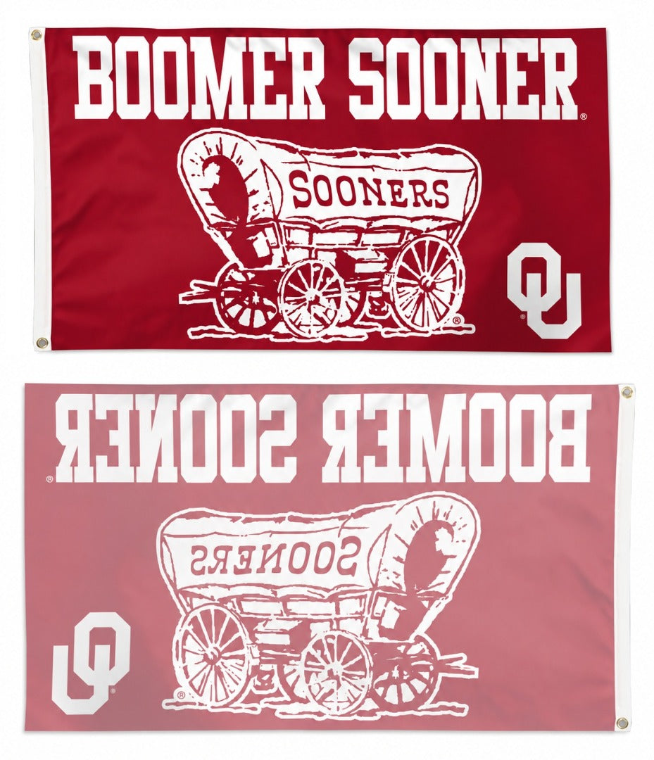 Oklahoma Sooners Boomer Sooner 3x5 Flag heartlandflags