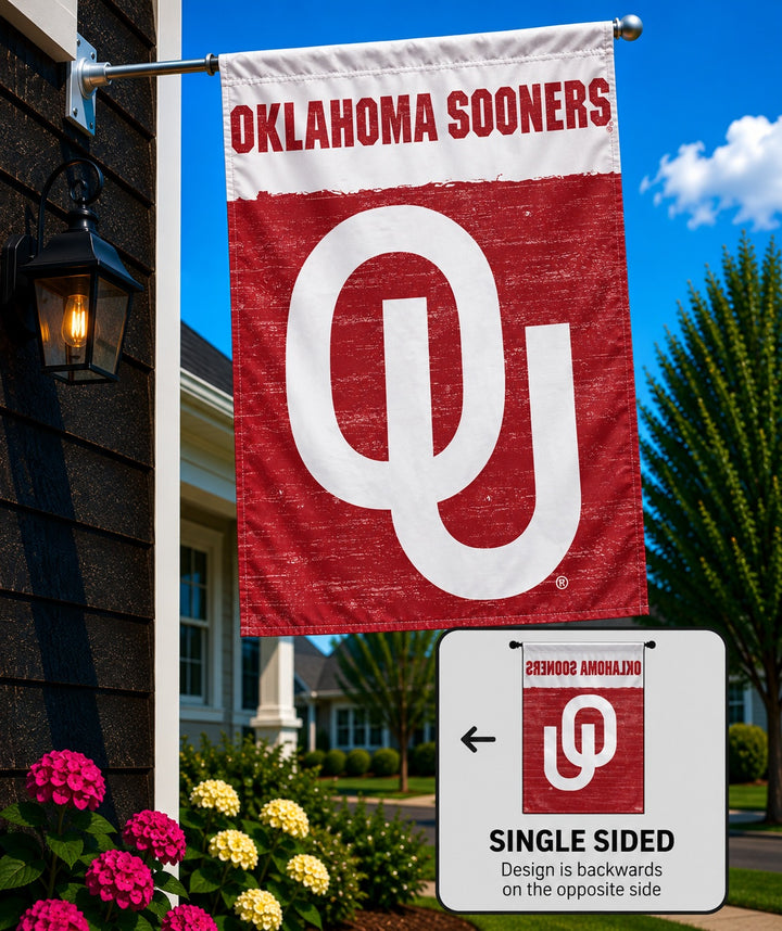 Oklahoma Sooners Throwback Banner heartlandflags