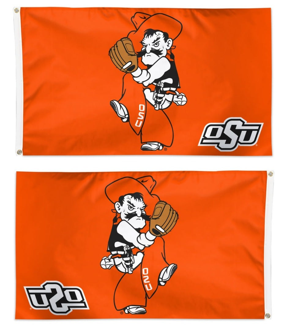 Oklahoma State Cowboys Flag 3x5 Baseball heartlandflags